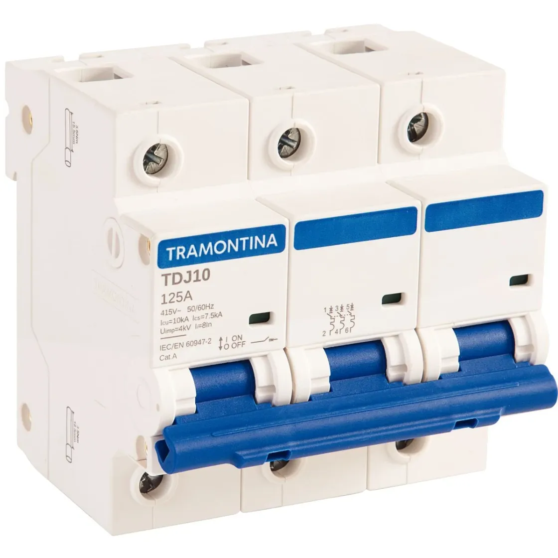 DISJUNTOR TRIPOLAR 125A 10KA
