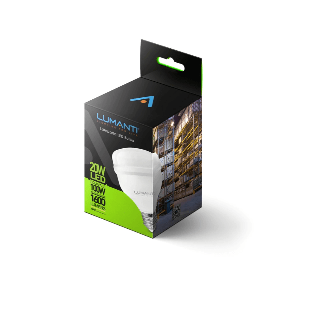 LAMPADA LED 20W T60 6500K 1600 LUMENS E27 LUMANTI