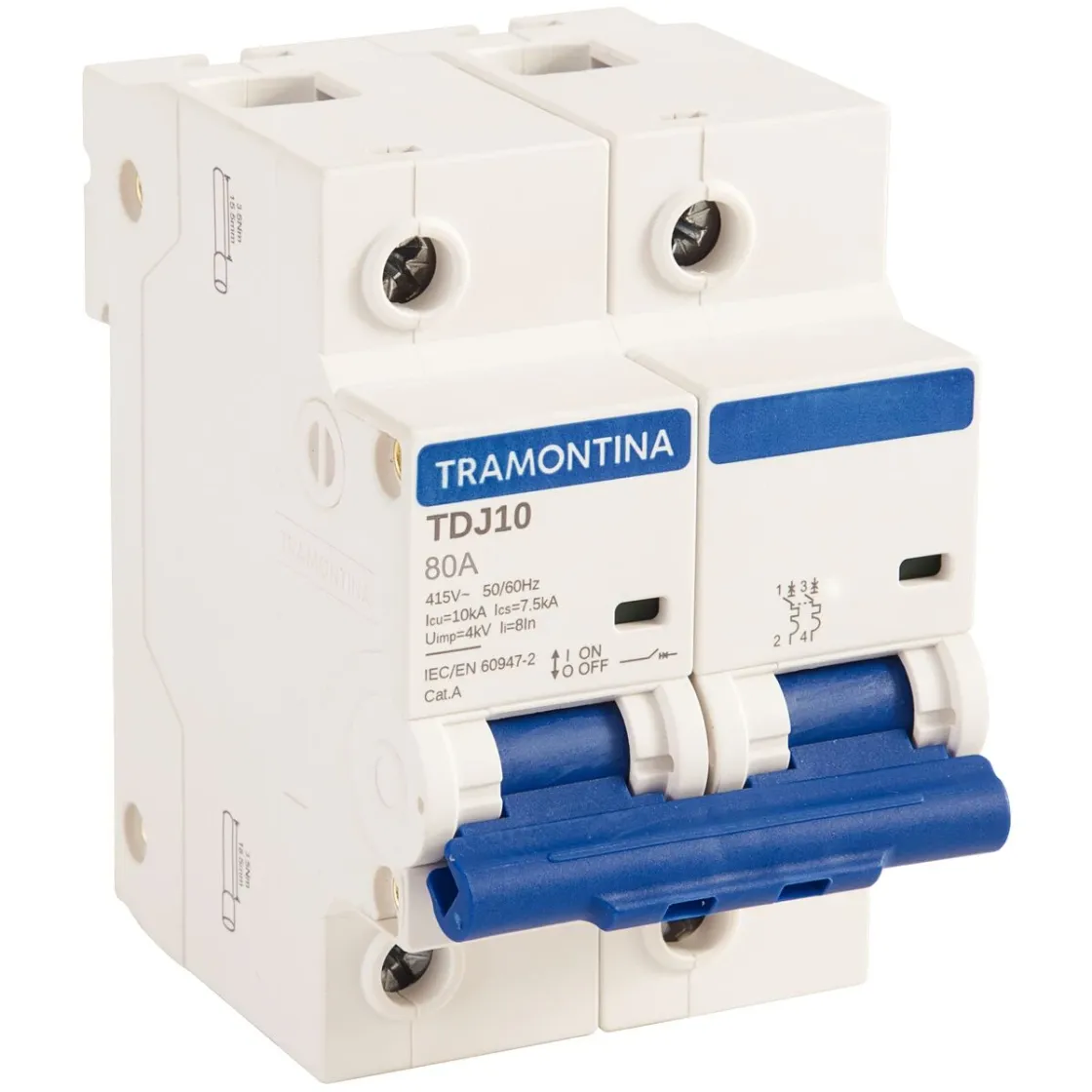 DISJUNTOR BIPOLAR 80A 10KA
