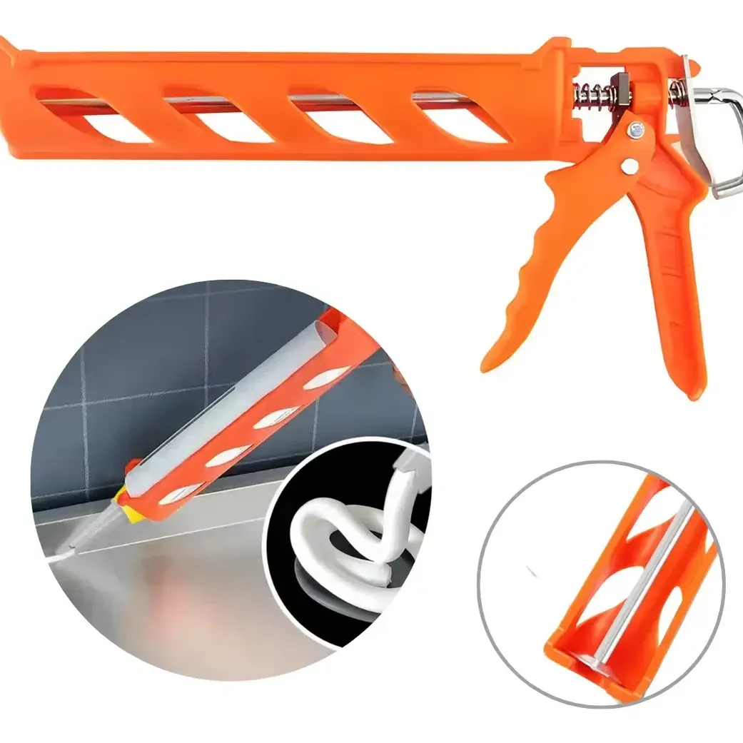 Pistola Aplicadora Silicone Profissional Tubo Alta Pressão