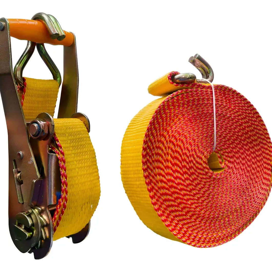 Kit Cinta E Catraca 5 Ton Amarela 7 Mts Ps 50mm - Rodocordas