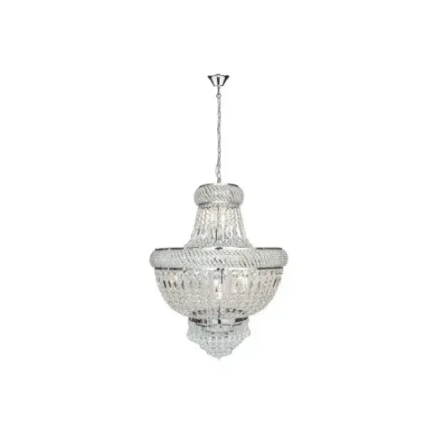 LUSTRE MAGNATUS 7XE14 CRISTAL TRANSPARENTE 45X65CM - G-LIGHT