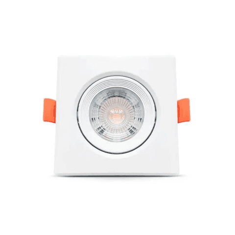 Spot LED 5W 6500K Embutir Quadrado Branco Lumanti
