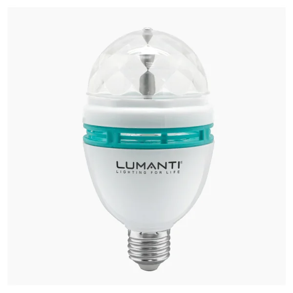 Lâmpada LED 3W RGB E27 Party Colors Lumanti