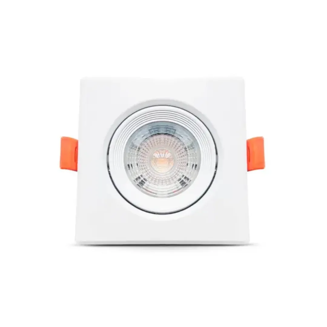 Spot LED 5W 6500K Embutir Quadrado Branco Lumanti
