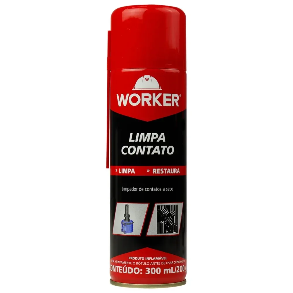 Limpador De Contato A Seco Em Spray 300Ml Worker
