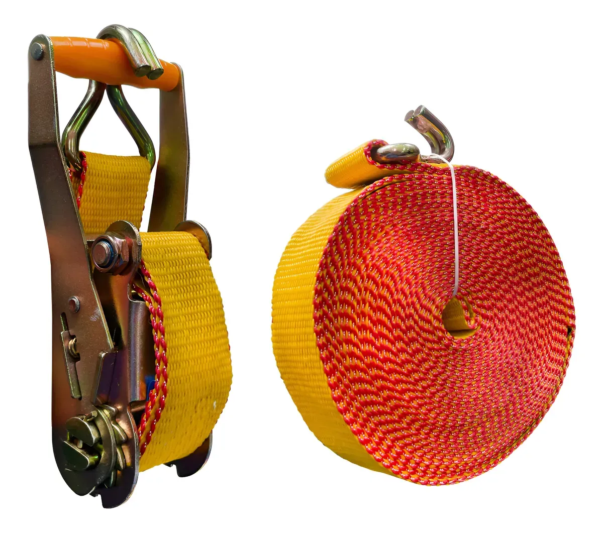 Kit Cinta E Catraca 5 Ton Amarela 7 Mts Ps 50mm - Rodocordas